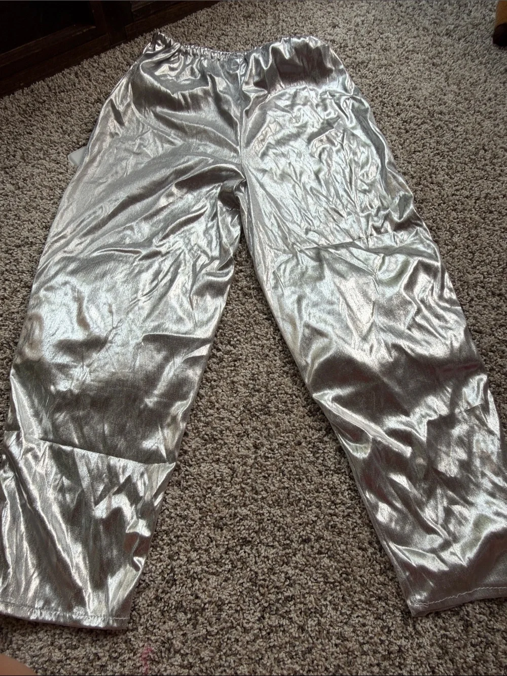 Halloween Tin Man costume - large top, medium pants and hat - Sequin Accents